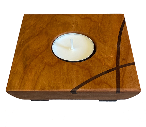 wooden votive